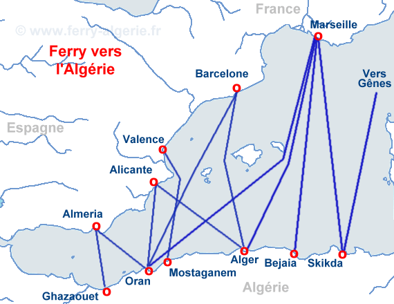 ferry Valence Mostaganem